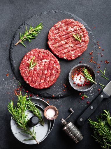 Hamburger Black Angus. Caserola 2x150 gr