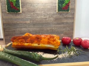 Slanina Traditionala de MANGALITA fiata in seama de varza, cu boia