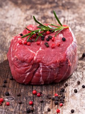 Muschi de vita. Pret pe steak